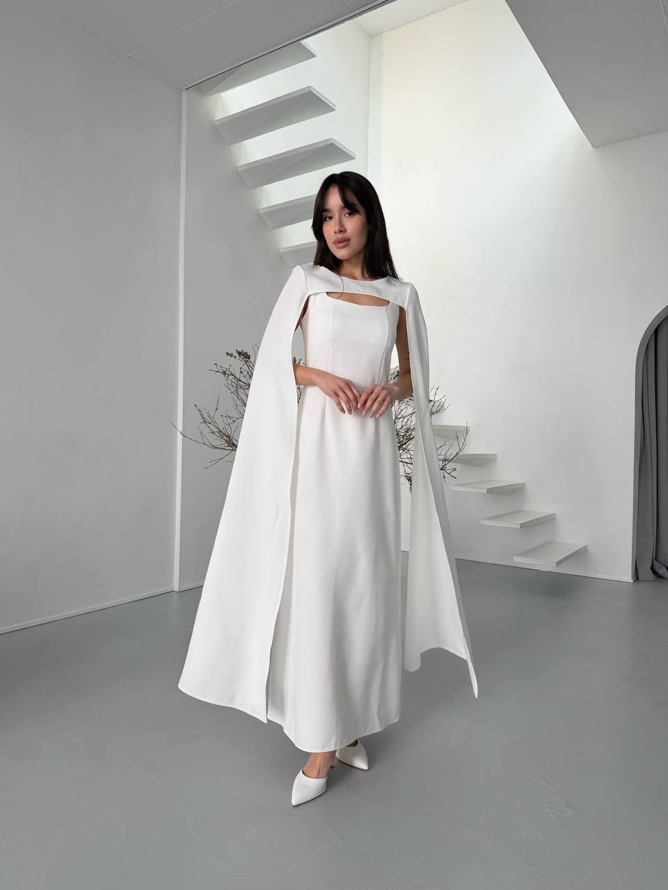 Set: Dress + cape
