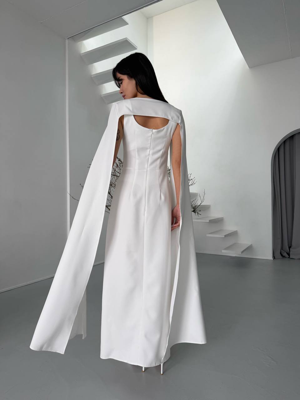 Set: Dress + cape
