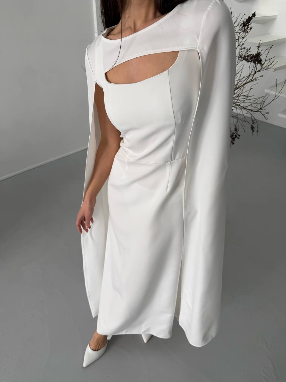 Set: Dress + cape