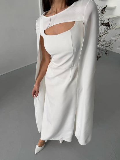 Set: Dress + cape