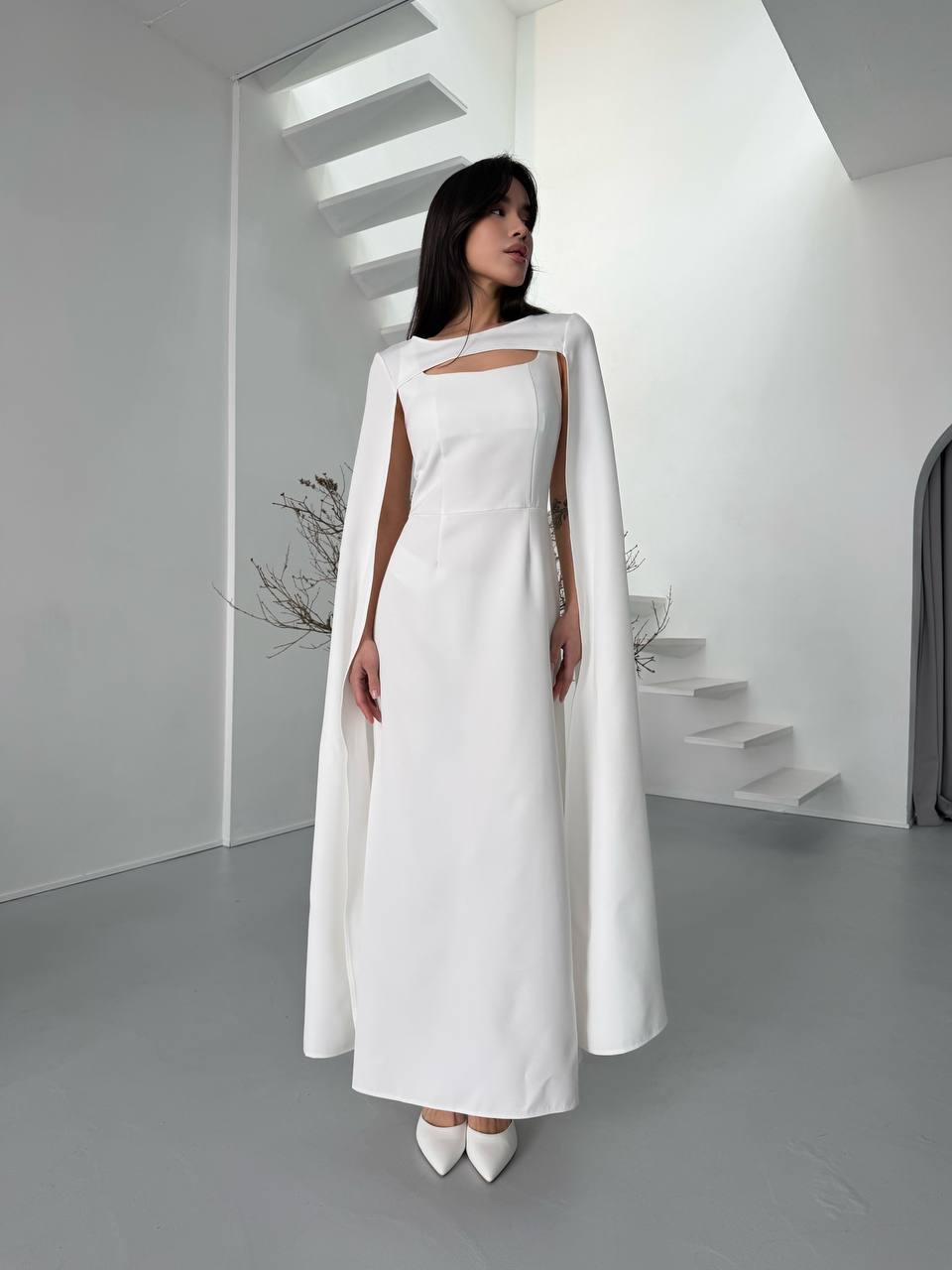 Set: Dress + cape