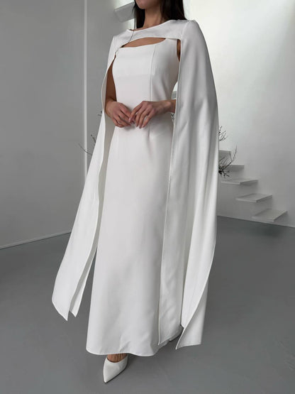 Set: Dress + cape