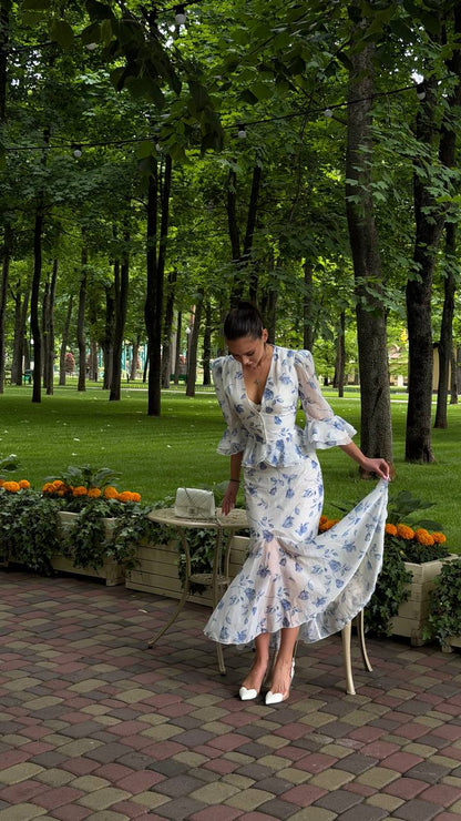 Dress - floral print set