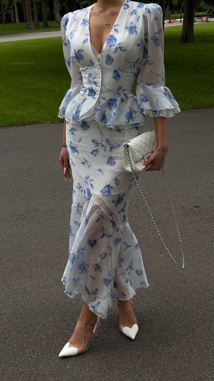 Dress - floral print set