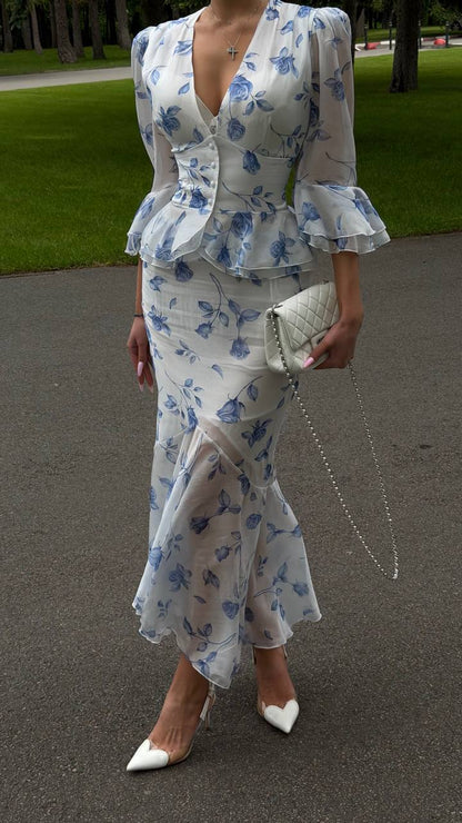 Dress - floral print set