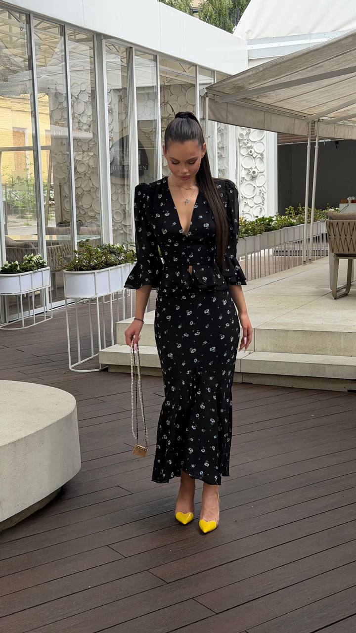 Dress - floral print set