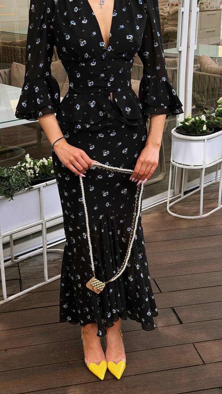 Dress - floral print set