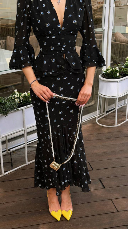 Dress - floral print set