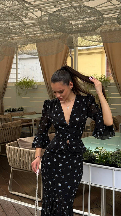 Dress - floral print set