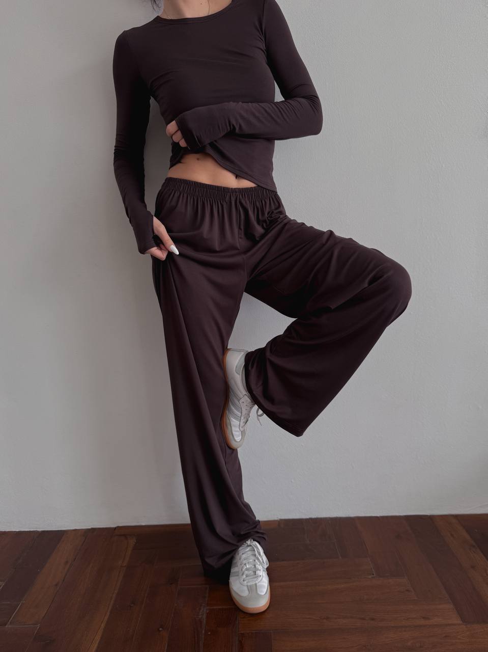Lightweight three-piece suit (trousers, long sleeve top, t-shirt)