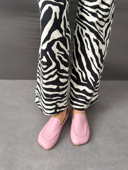 Anatomiczne mokasyny barefoot™ NikArt, blady róż
