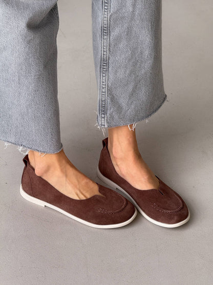 Неймовірно м'які балетки barefoot, коричневий