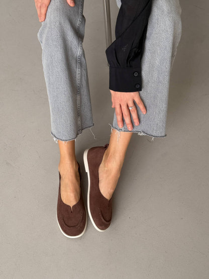 Неймовірно м'які балетки barefoot, коричневий