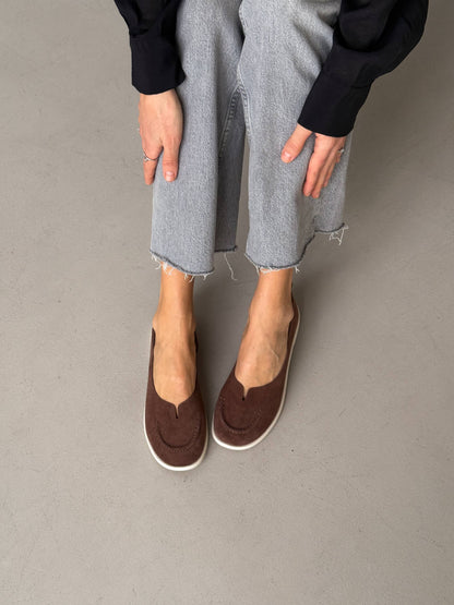 Неймовірно м'які балетки barefoot, коричневий
