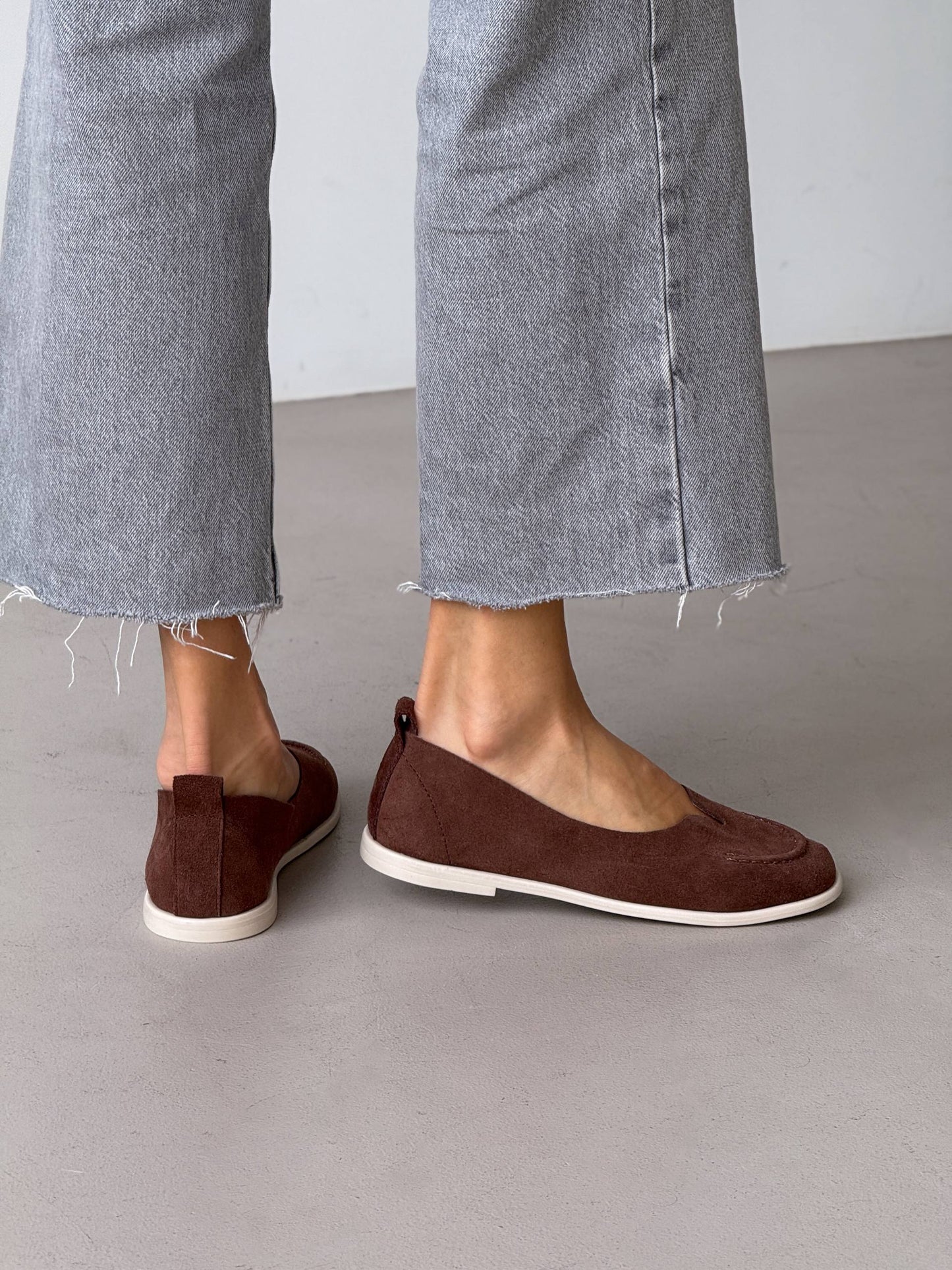 Неймовірно м'які балетки barefoot, коричневий