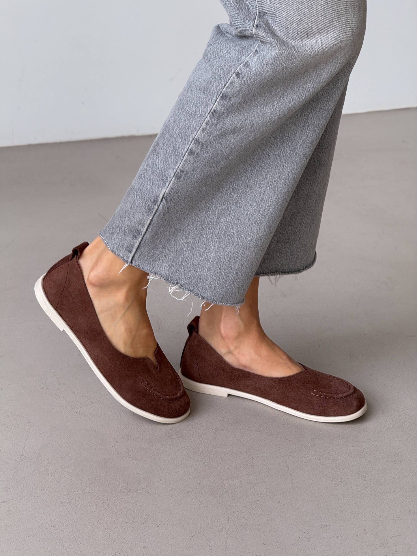 Неймовірно м'які балетки barefoot, коричневий
