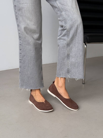 Неймовірно м'які балетки barefoot, коричневий