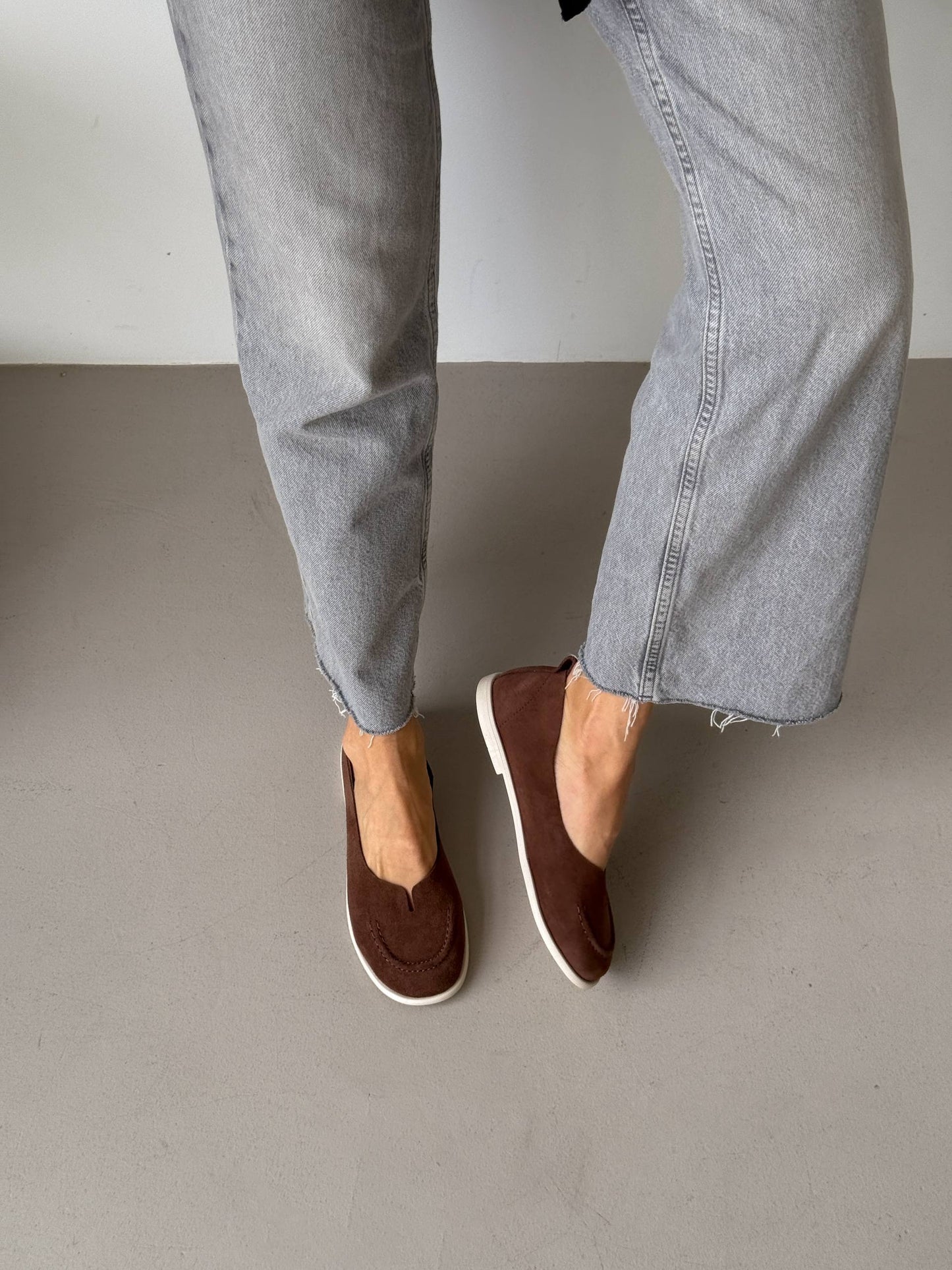 Неймовірно м'які балетки barefoot, коричневий