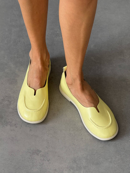Неймовірно м'які балетки barefoot, пастельно-жовтий