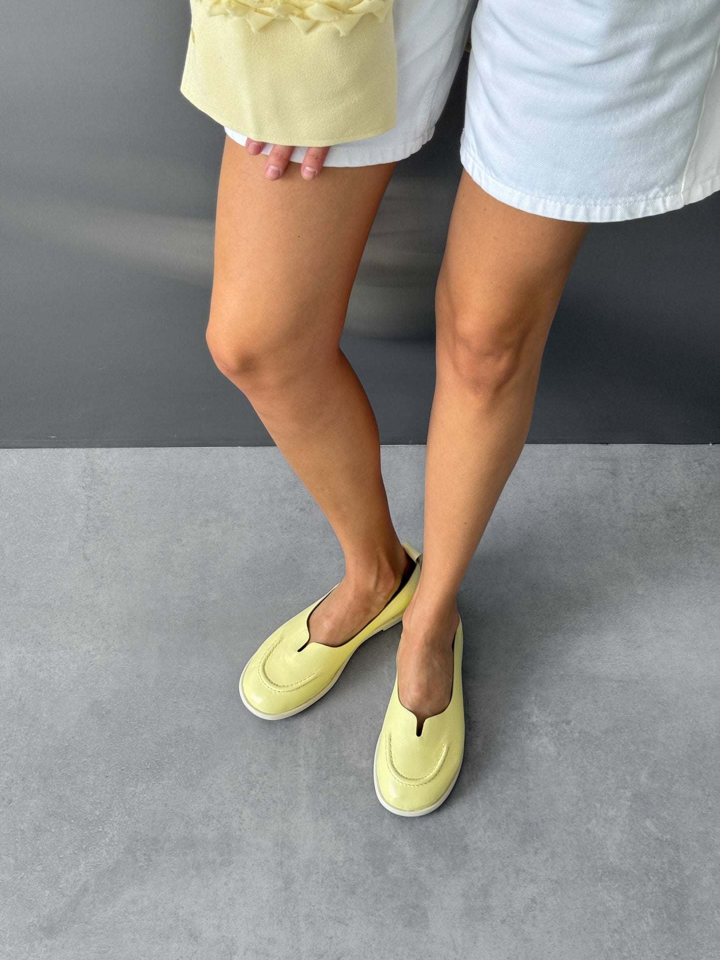 Неймовірно м'які балетки barefoot, пастельно-жовтий