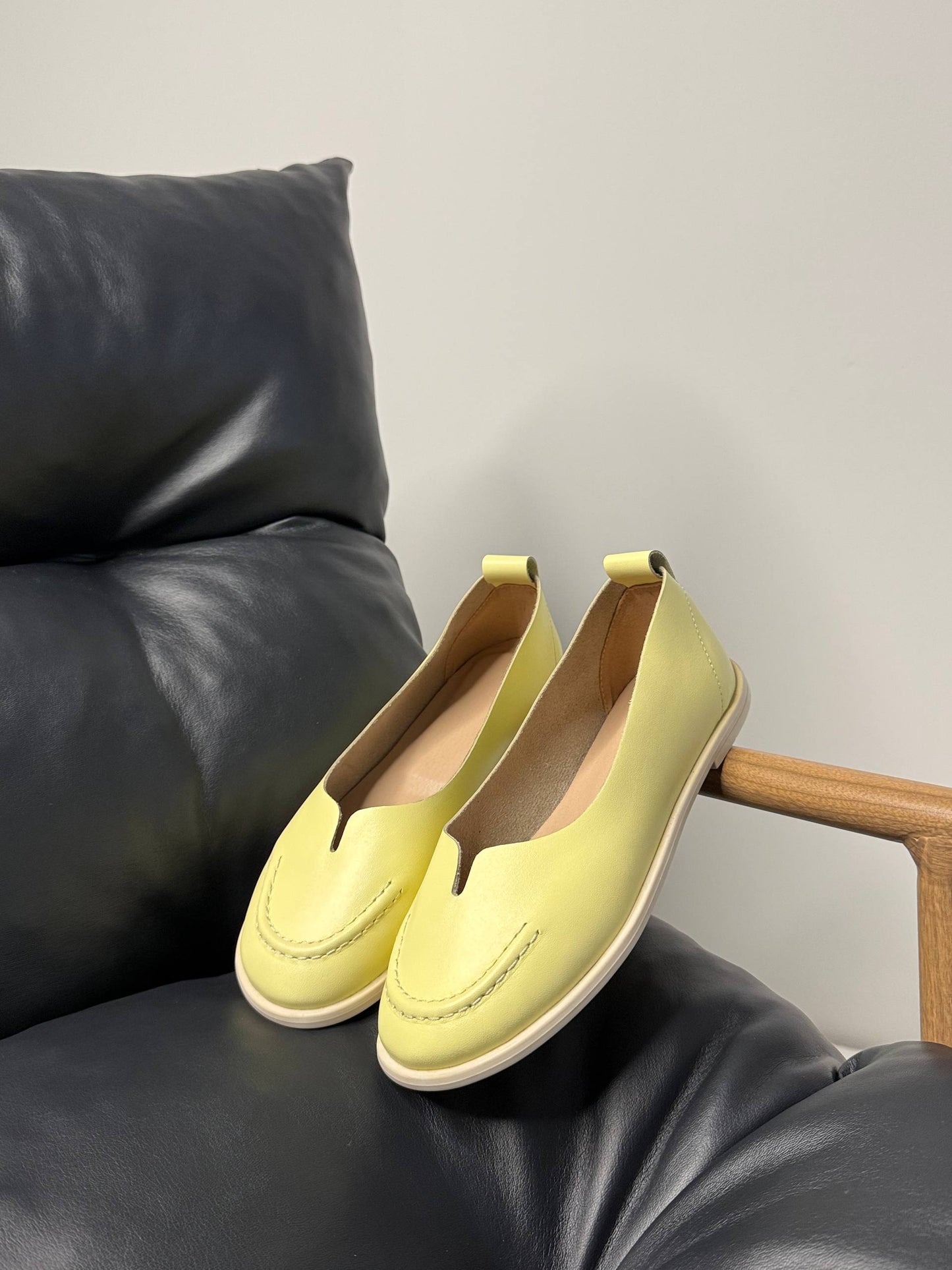 Неймовірно м'які балетки barefoot, пастельно-жовтий