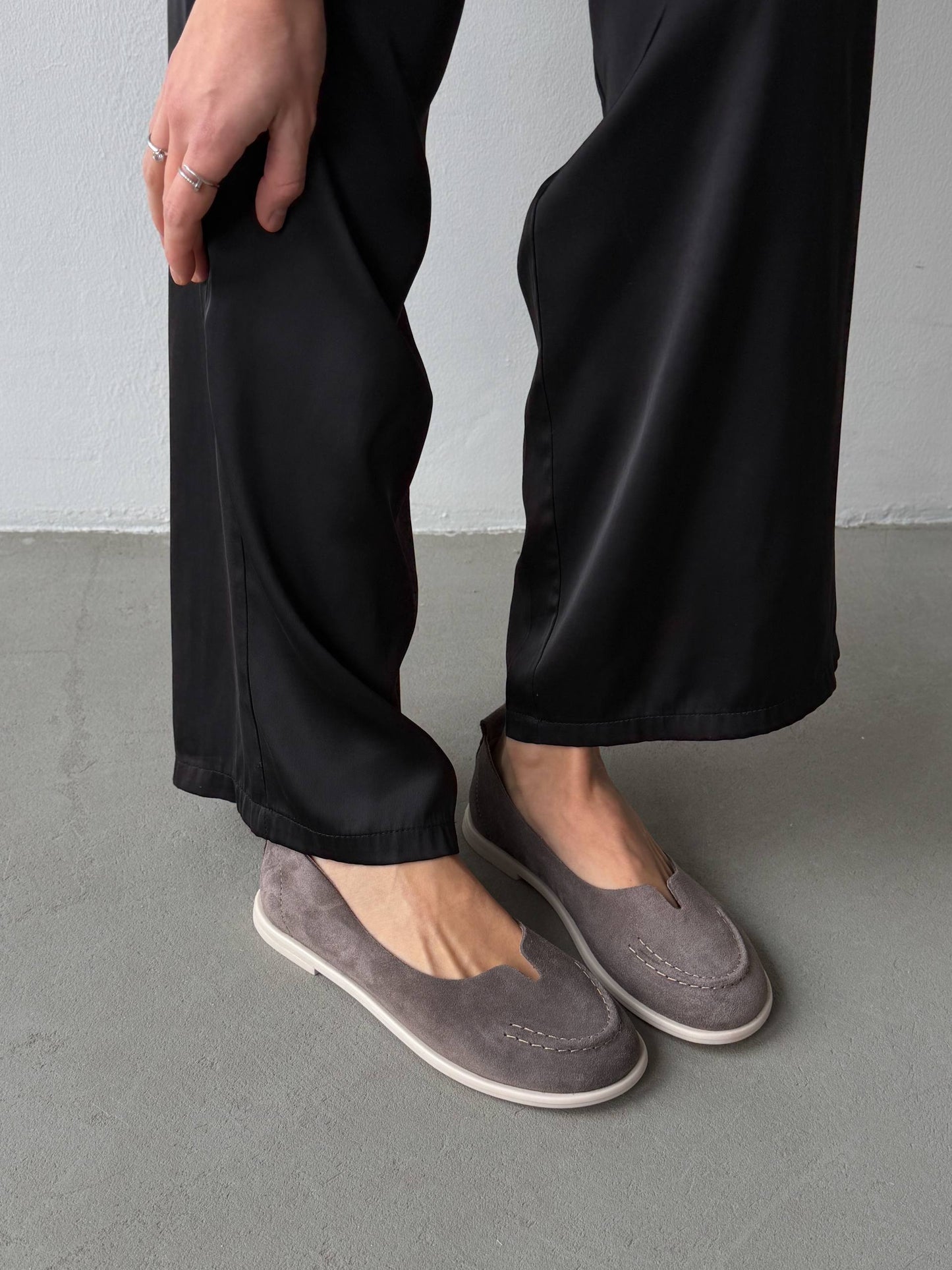 Неймовірно м'які балетки barefoot, сірий