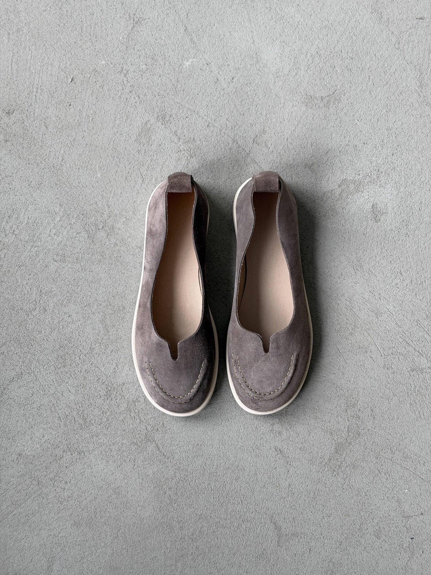 Неймовірно м'які балетки barefoot, сірий