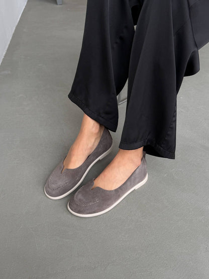 Неймовірно м'які балетки barefoot, сірий