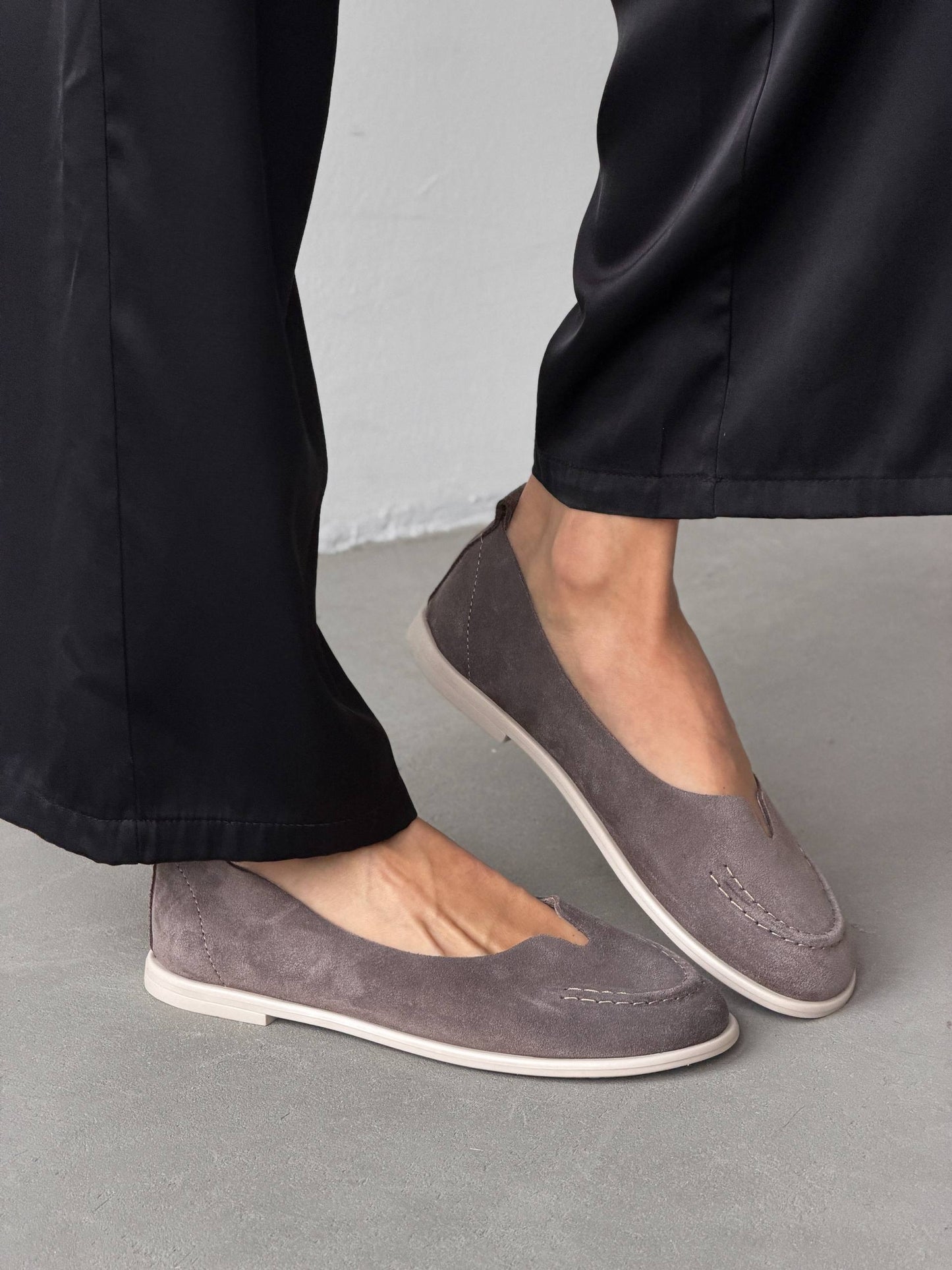 Неймовірно м'які балетки barefoot, сірий