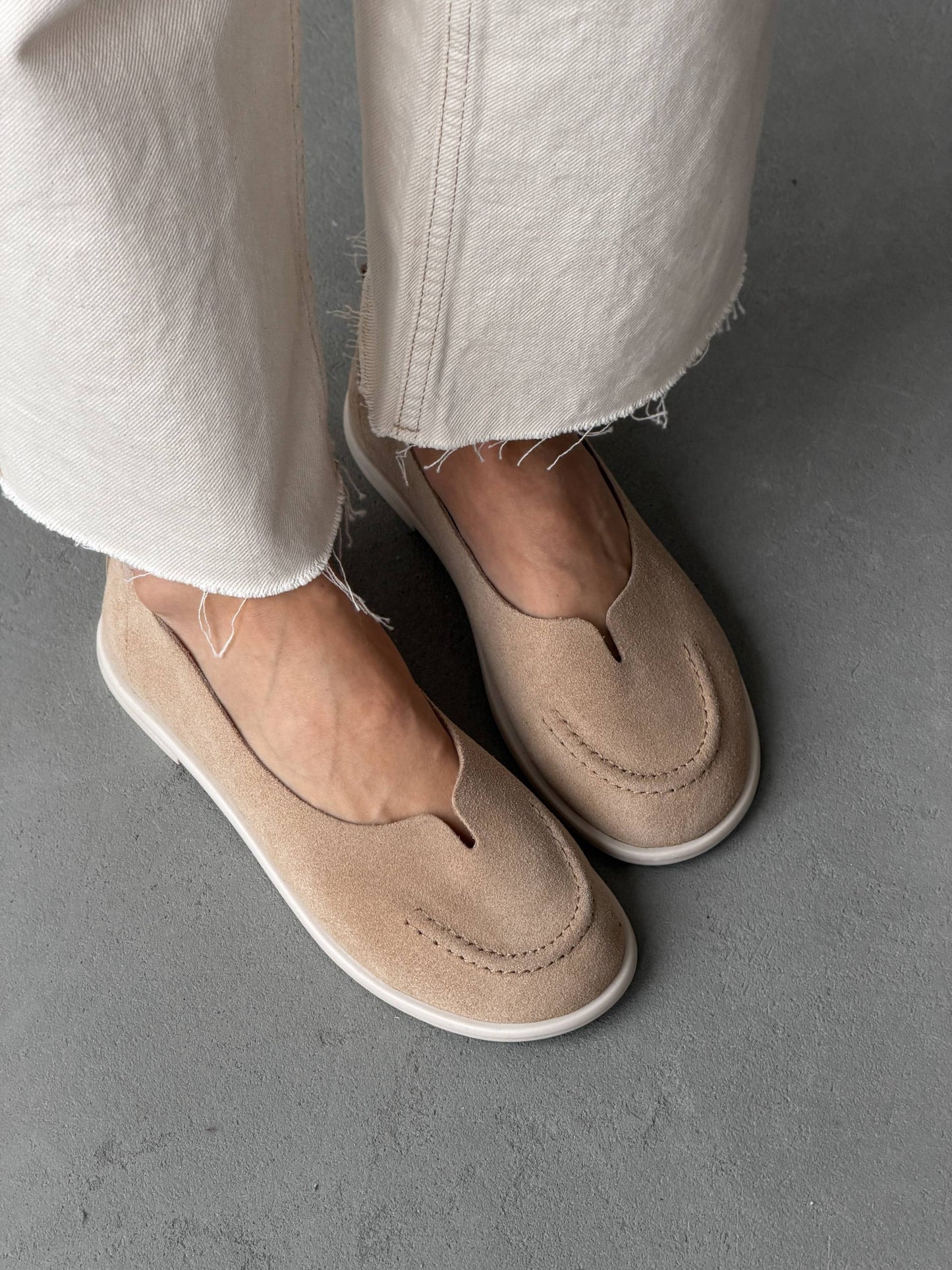 Неймовірно м'які балетки barefoot, світлий беж