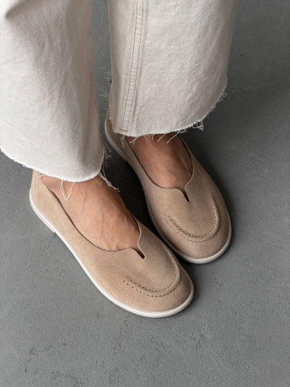 Неймовірно м'які балетки barefoot, світлий беж