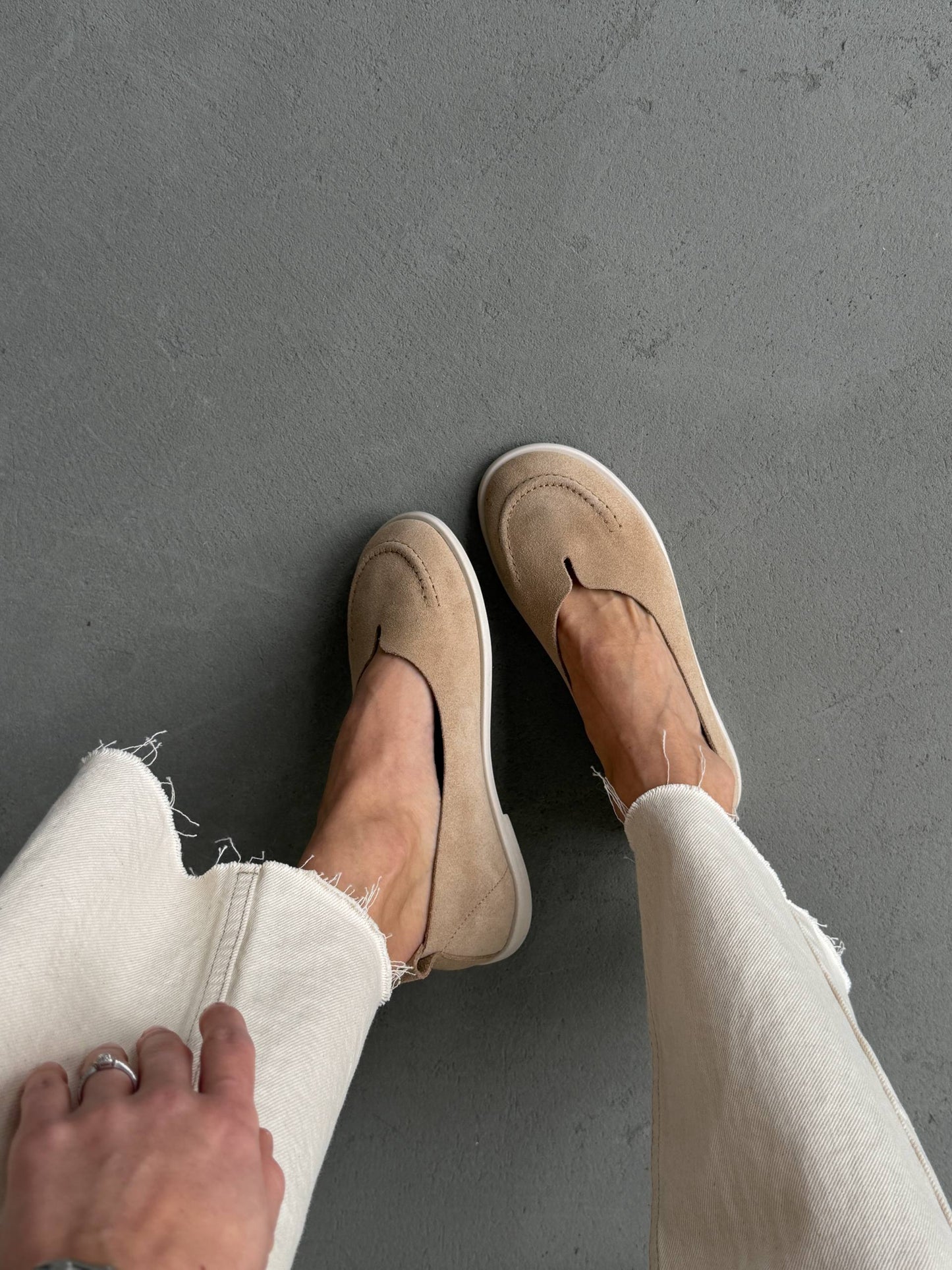 Неймовірно м'які балетки barefoot, світлий беж