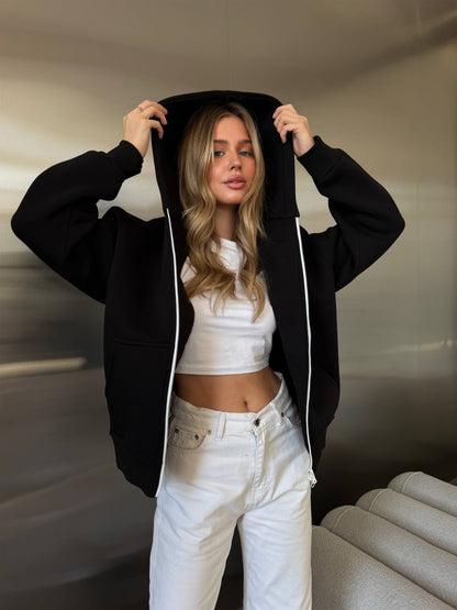 Zip-up hoodie