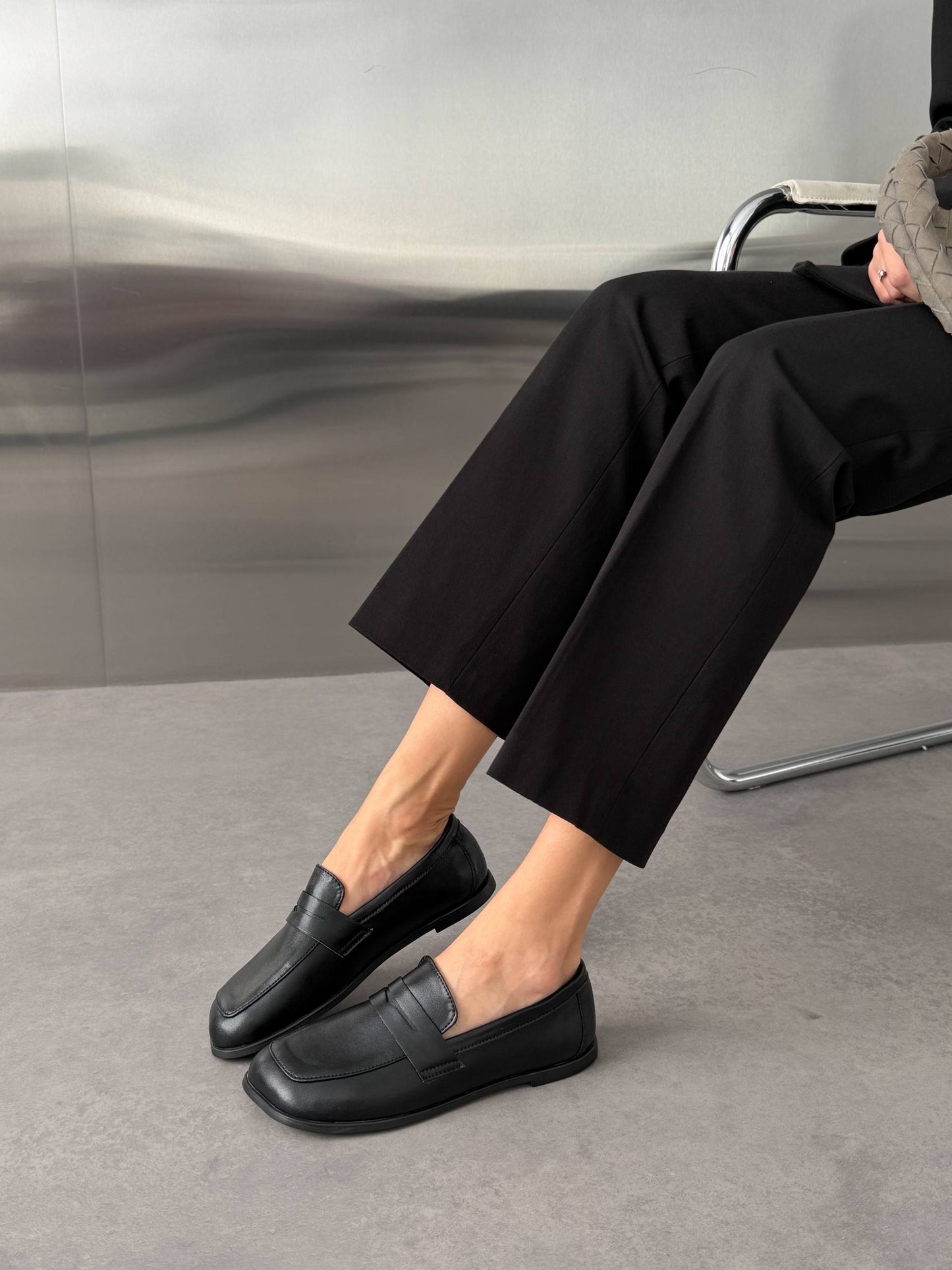 Anatomical barefoot loafers ™️ NikArt, black
