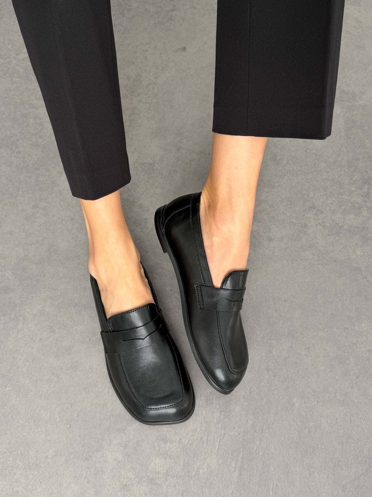 Anatomical barefoot loafers ™️ NikArt, black