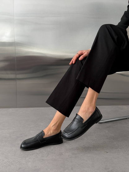 Anatomical barefoot loafers ™️ NikArt, black