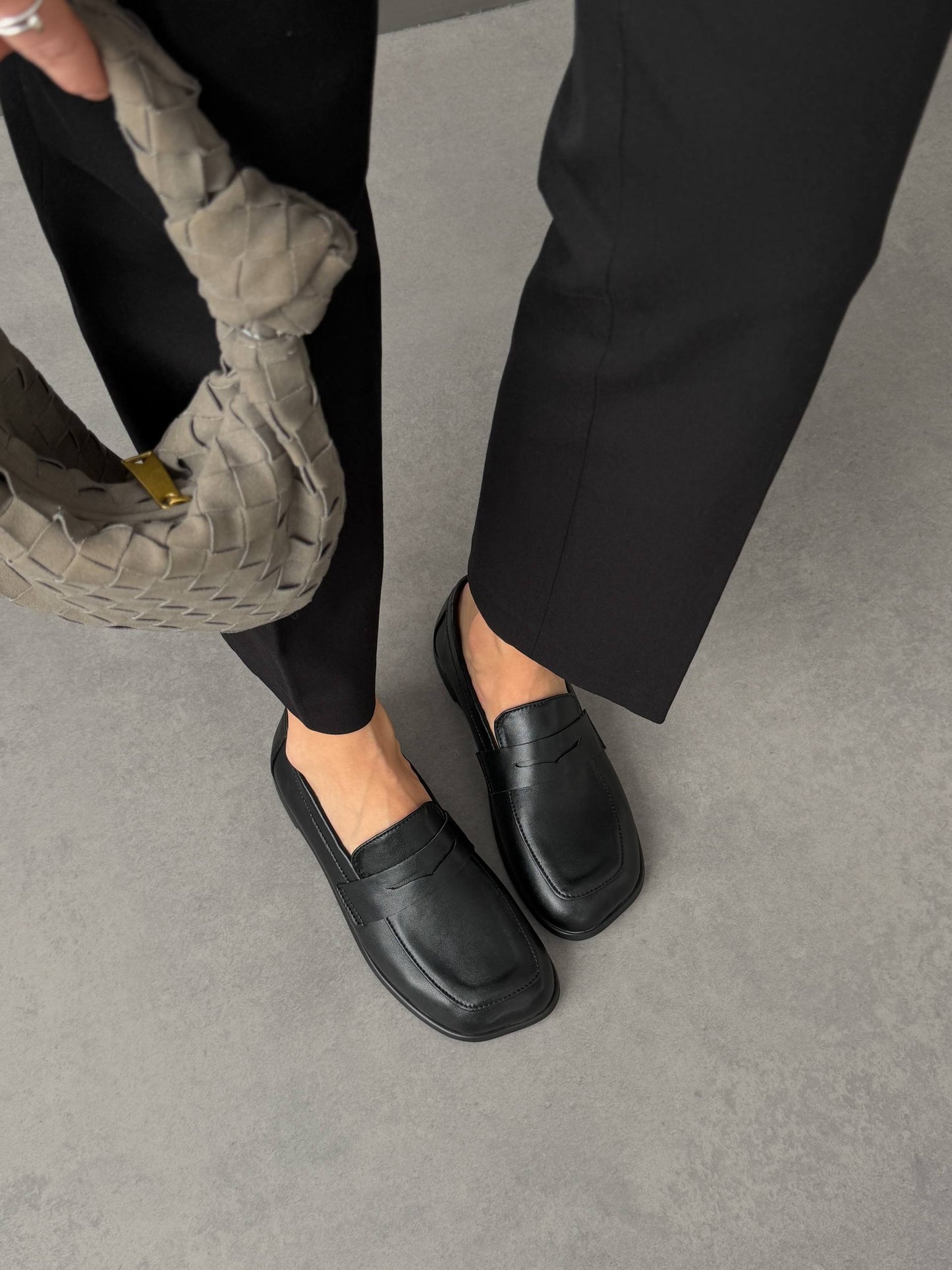 Anatomical barefoot loafers ™️ NikArt, black