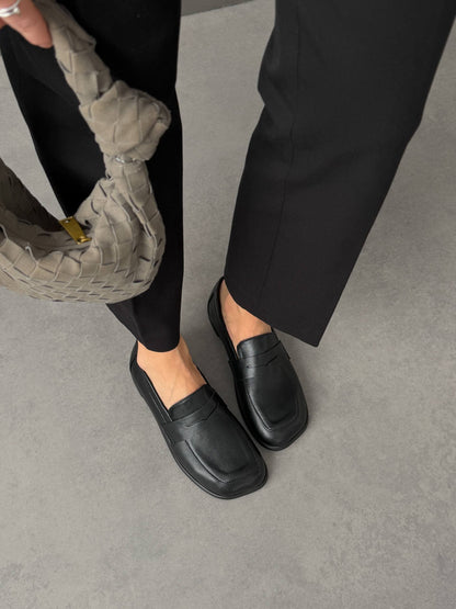 Anatomical barefoot loafers ™️ NikArt, black