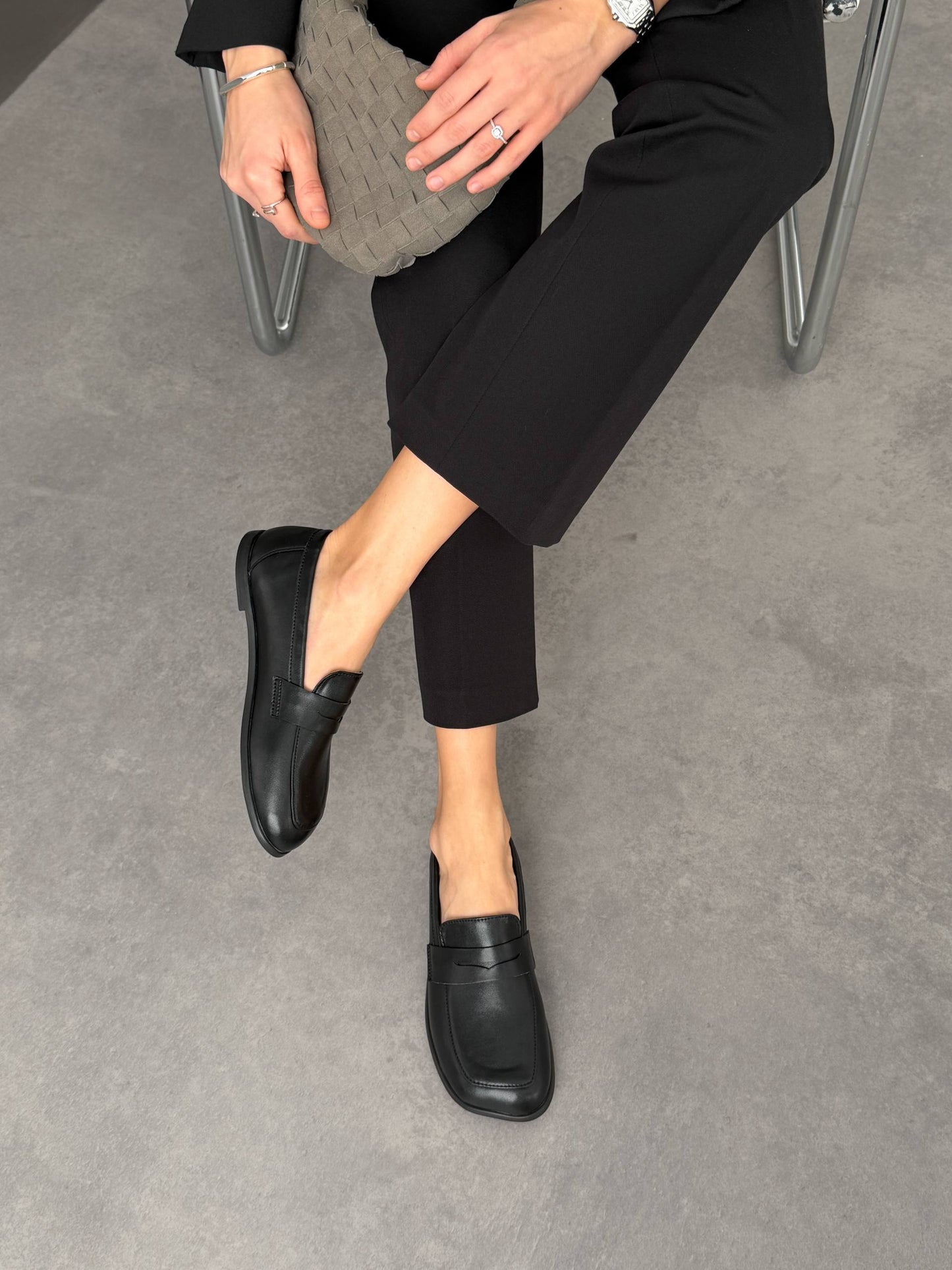 Anatomical barefoot loafers ™️ NikArt, black