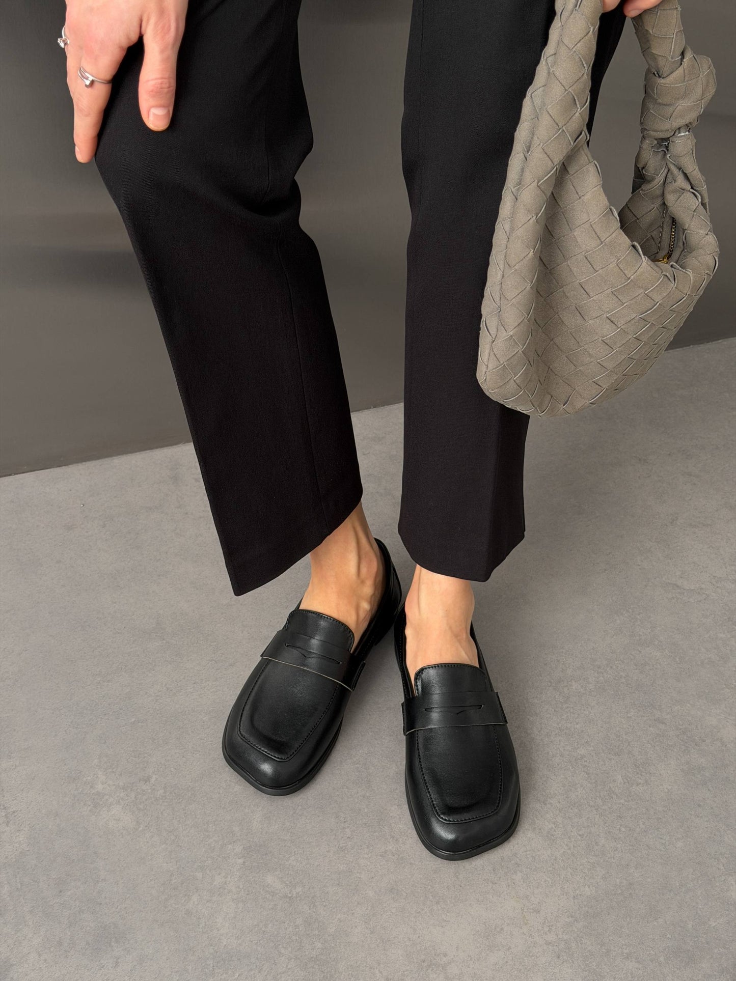 Anatomical barefoot loafers ™️ NikArt, black