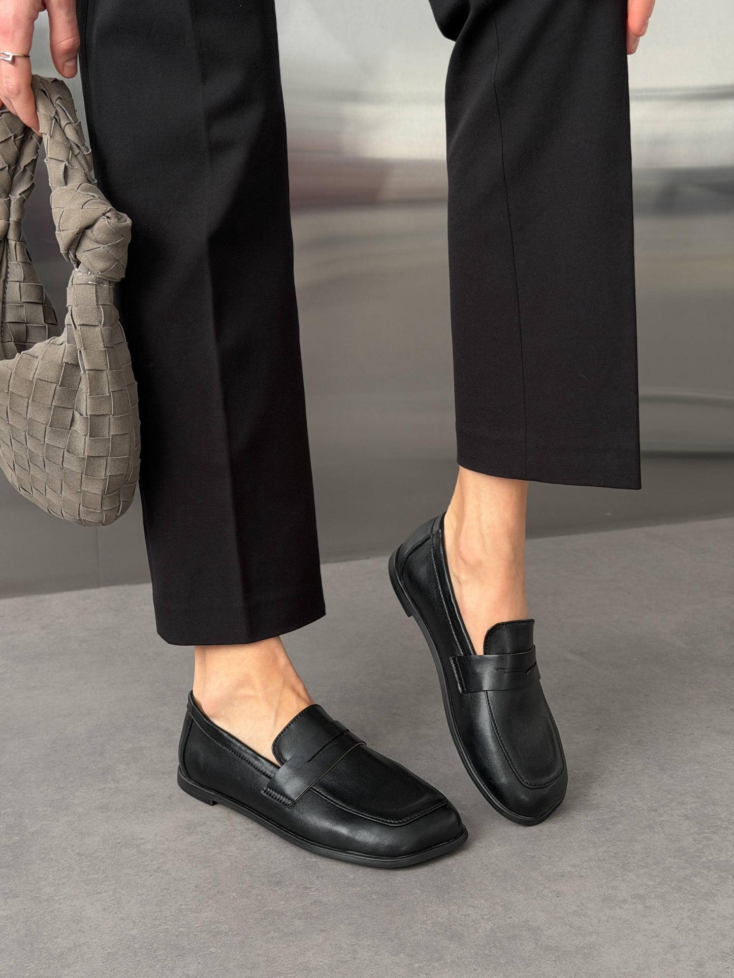 Anatomical barefoot loafers ™️ NikArt, black