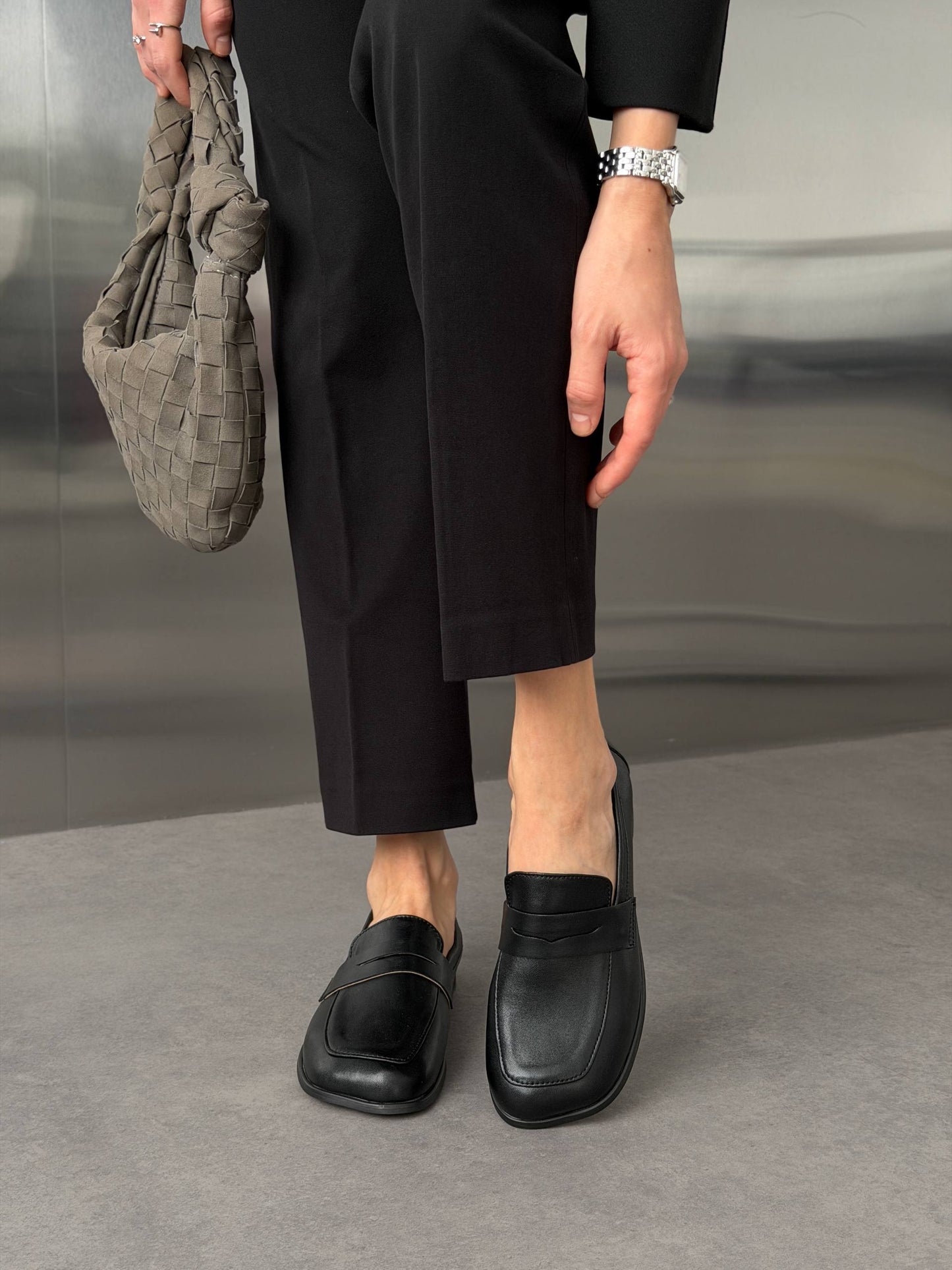 Anatomical barefoot loafers ™️ NikArt, black