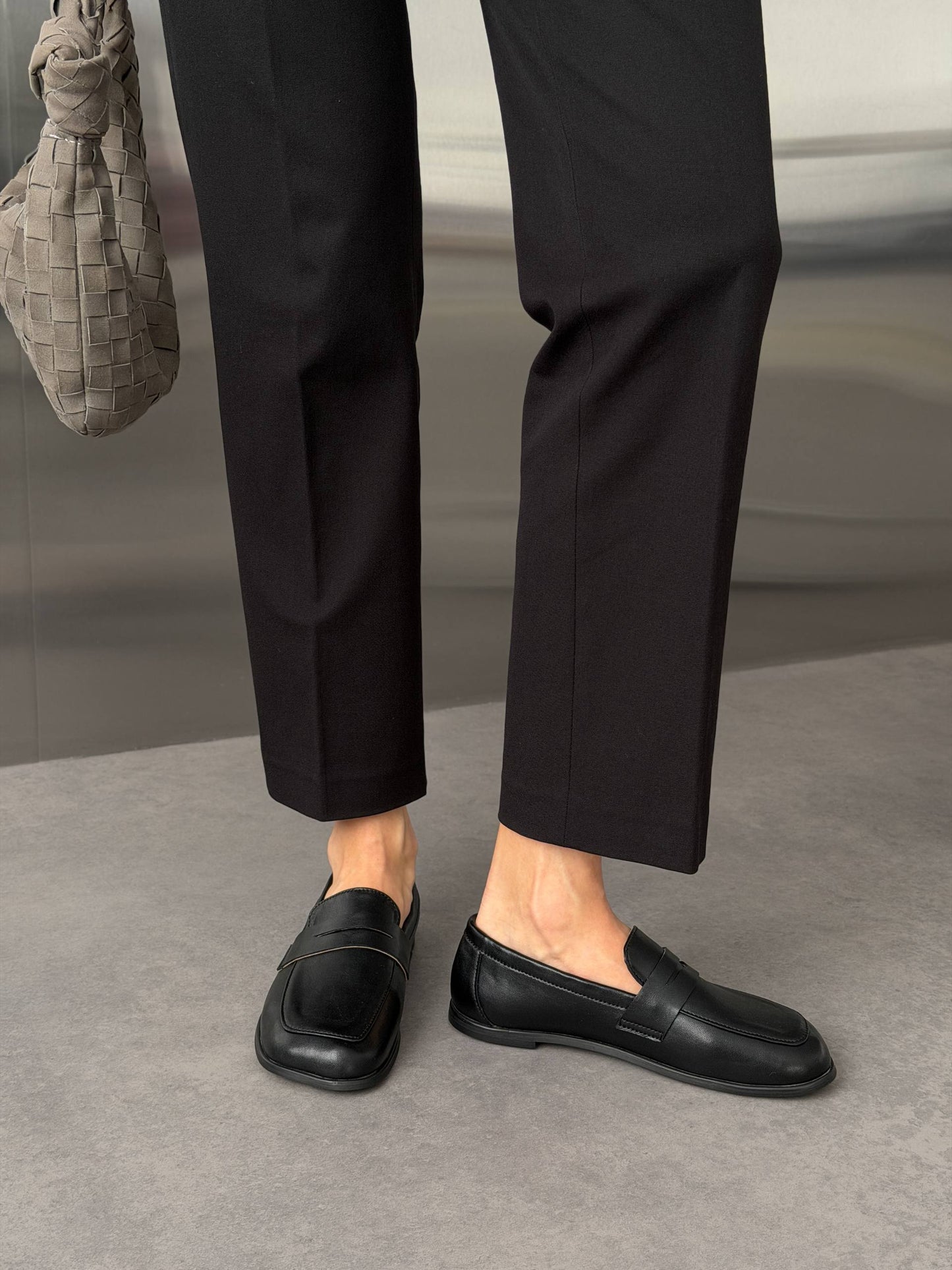 Anatomical barefoot loafers ™️ NikArt, black