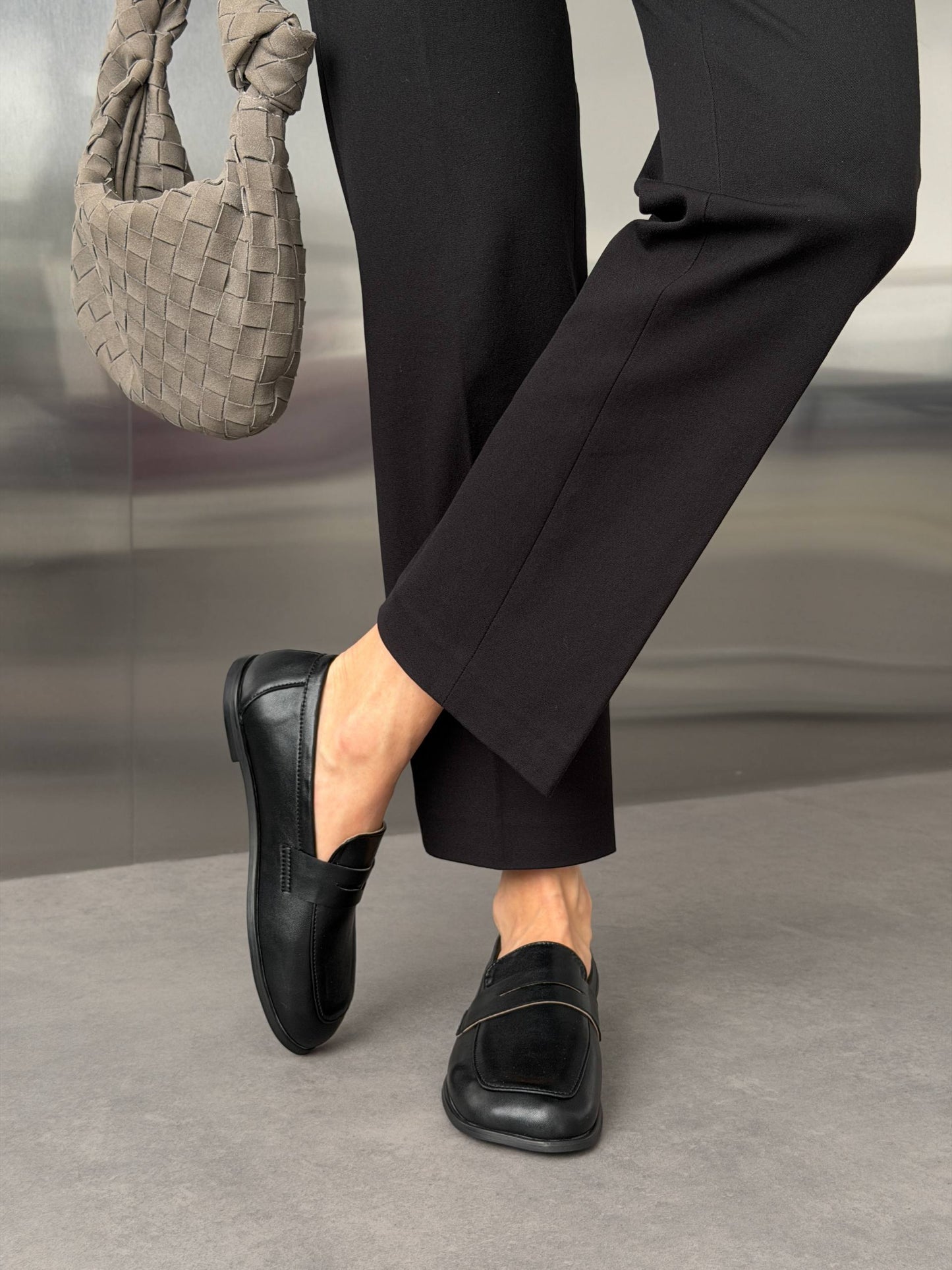 Anatomical barefoot loafers ™️ NikArt, black