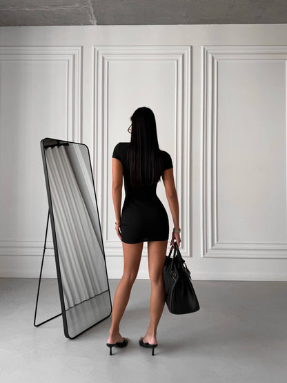 Dress with hooks