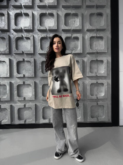 Oversized tie-dye print t-shirt (1)