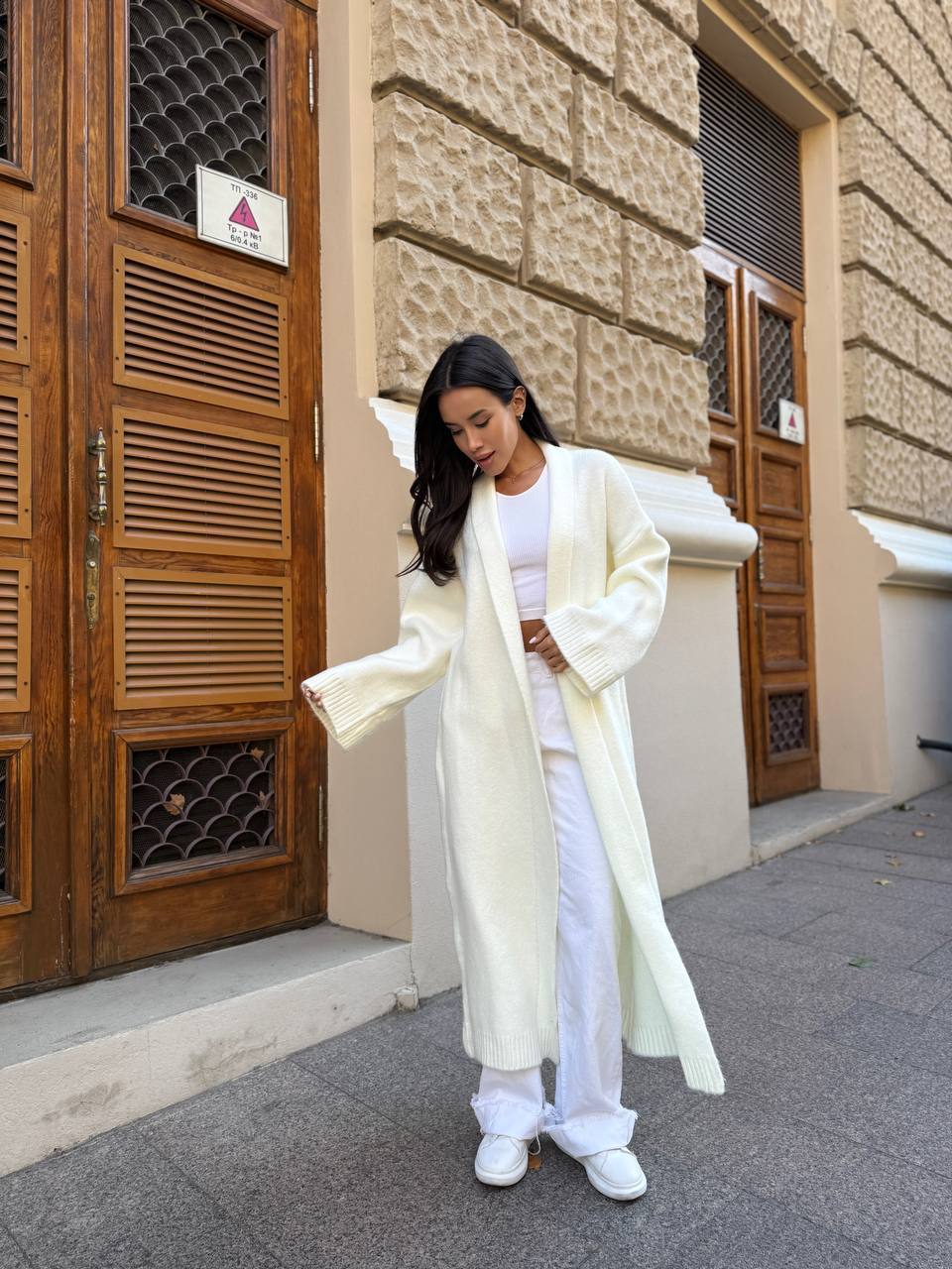 Longline cardigan