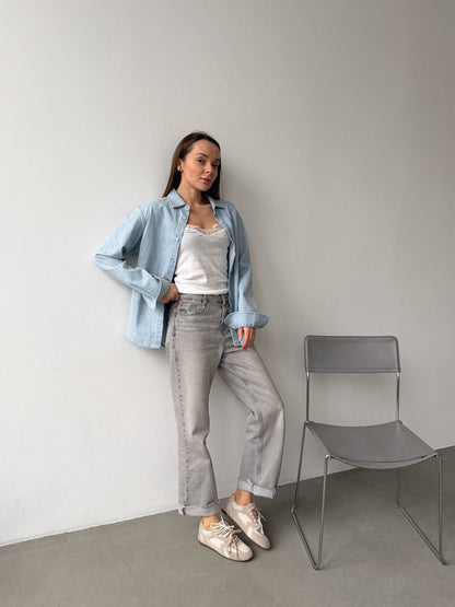 Double lace-up sneakers, beige