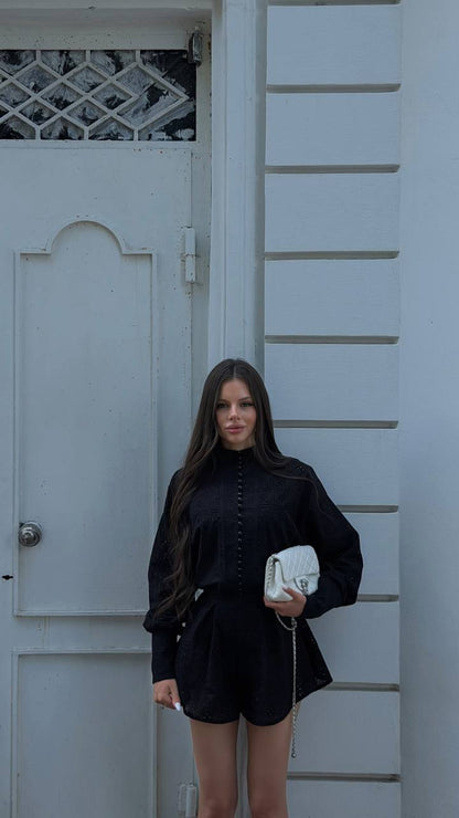 Cotton eyelet set