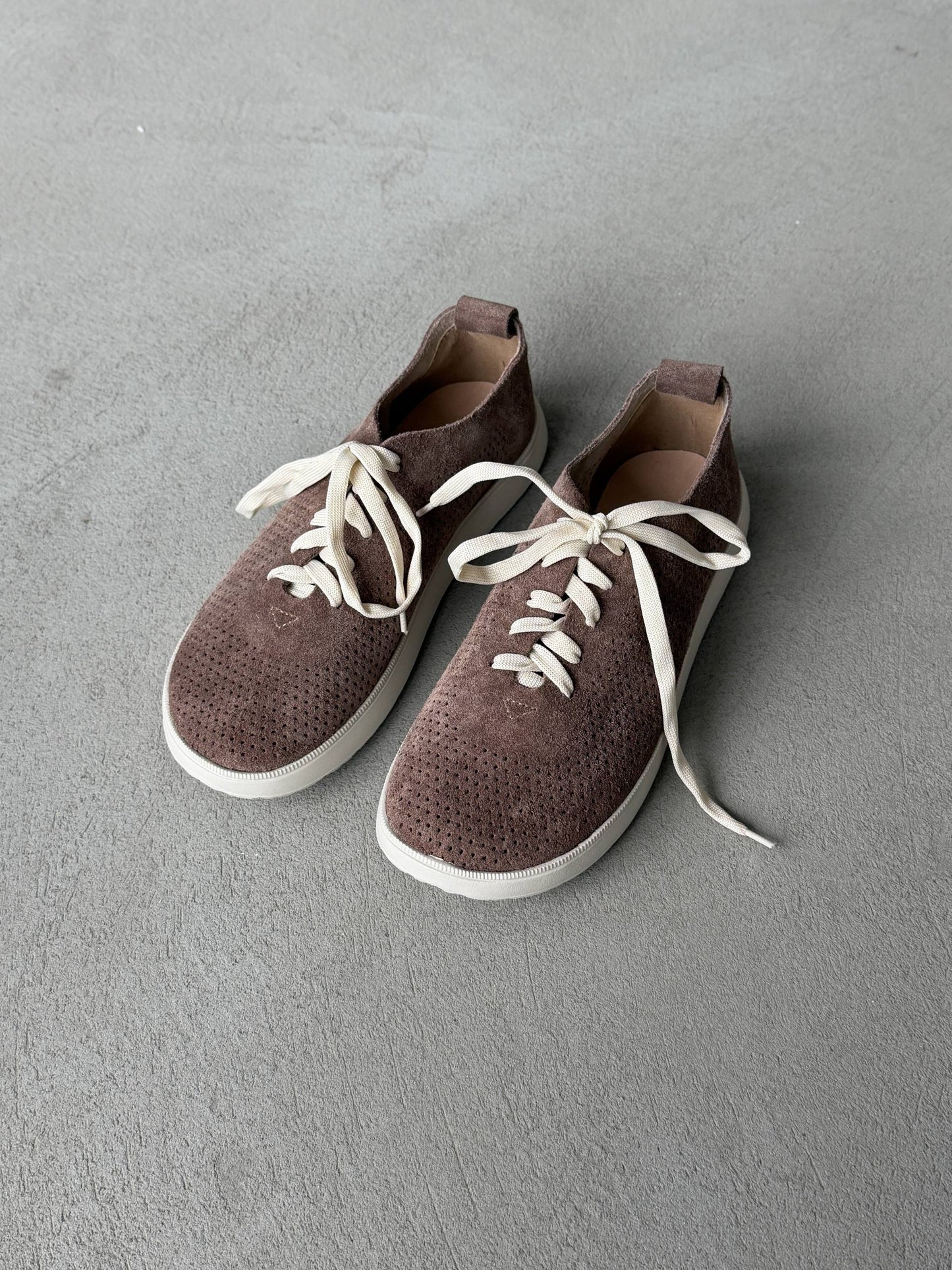 Мокасини barefoot з наскрізною перфорацією, коричневий